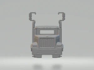 International HX520 cabin 3D Print Model