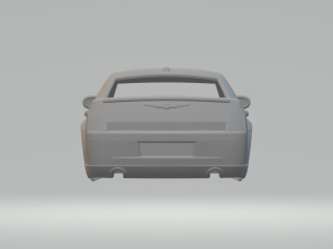 Chrysler 300c sedan 2009 Modelo de impresión 3D