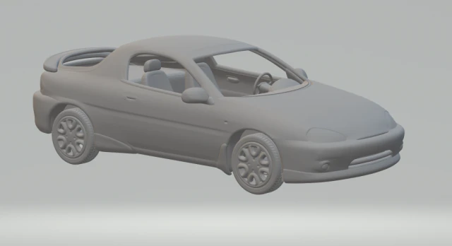 Mazda mx3 kit 3D Print Model .c4d .max .obj .3ds .fbx .stl .blend 