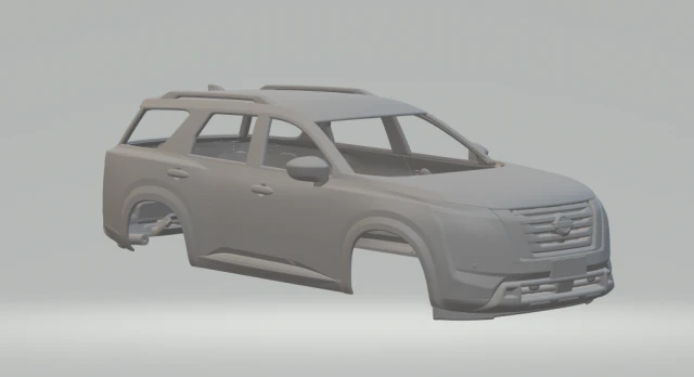 Nissan Pathfinder 2021 3D Print Model .c4d .max .obj .3ds .fbx .stl .blend