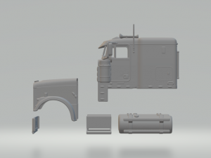 FREIGHTLINER FLC 3D Print Model