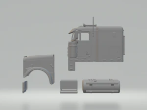 FREIGHTLINER FLC 3D Print Model