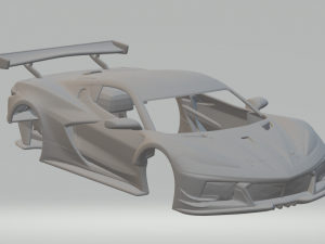 Chevrolet corvette c8 race car Modelo de Impressão 3D