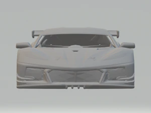 Coche de carreras chevrolet corvette c8 Modelo de impresión 3D