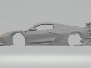 Coche de carreras chevrolet corvette c8 Modelo de impresión 3D