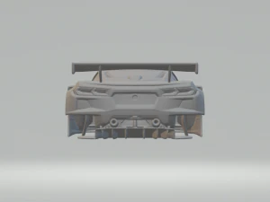 Coche de carreras chevrolet corvette c8 Modelo de impresión 3D