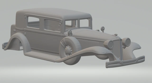 CHRYSLER IMPERIAL MK2 1931 3D Print Model .c4d .max .obj .3ds .fbx .stl .blend 