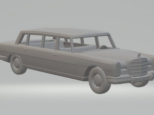 Mercedes-Benz 600 W100 pullman limousine 1964 3Dプリントモデル