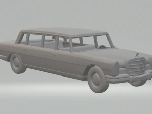 Limuzyna typu pullman Mercedes-Benz 600 W100 1964 rok Model do druku 3D