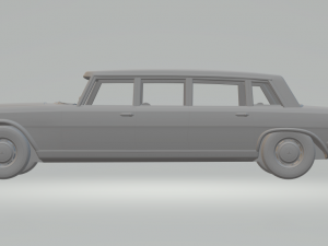 Mercedes-Benz 600 W100 pullman limousine 1964 3D Print Model