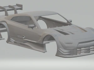 Nissan gtr race car 3D Print Model
