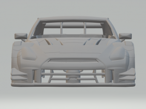 Nissan gtr race car 3D Baskı Modeli
