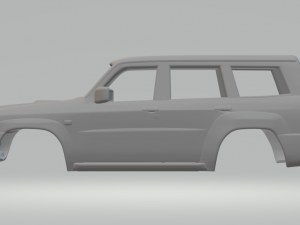 Nissan patrol mk5 2004 3D-printmodel