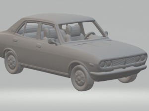 Mazda 616 sedan 1974 Modelo de impresión 3D