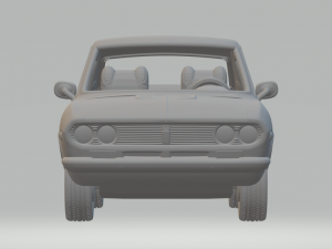 Mazda 616 sedan 1974 Modelo de impresión 3D