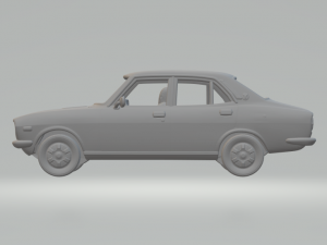 Mazda 616 sedan 1974 Modelo de impresión 3D