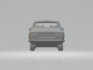 Mazda 616 sedan 1974 Modelo de impresión 3D