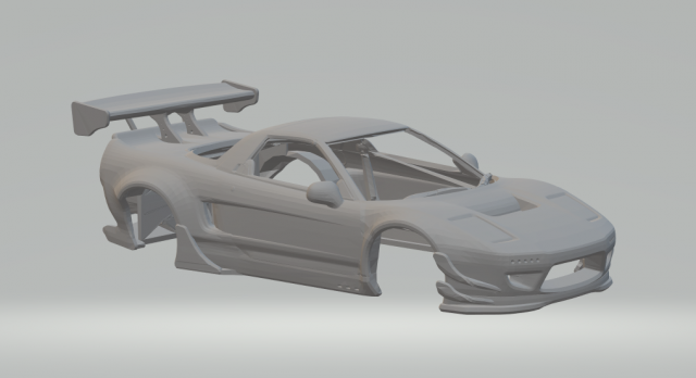 Honda nsx rocket bunny Modelo de impresión 3D .c4d .max .obj .3ds .fbx .stl .blend 