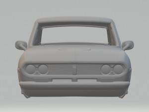 Mazda 616 sedan 1974 body Modelo de impresión 3D