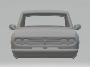 Mazda 616 sed&aacute;n 1974 carrocer&iacute;a Modelo de impresión 3D