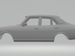 Mazda 616 sedan 1974 body Modelo de impresión 3D