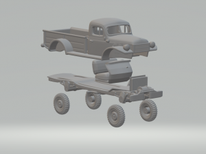Dodge Power Wagon 1946 Modelo de impresión 3D