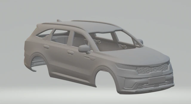 Kia sorento 2022 3D Print Model .c4d .max .obj .3ds .fbx .stl .blend