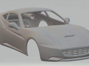 Ferrari california 3D प्रिंट मॉडल