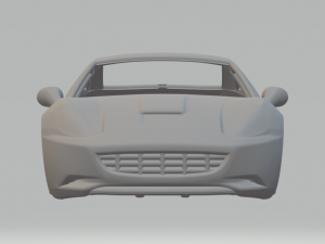 Ferrari california 3D 打印模型