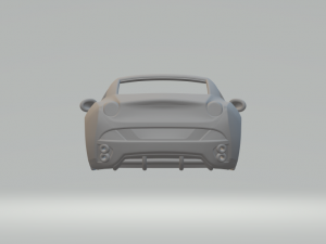 Ferrari california 3D 打印模型