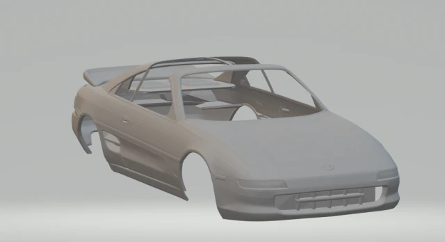 Toyota mr2 gt 95 3D Print Model .c4d .max .obj .3ds .fbx .stl .blend