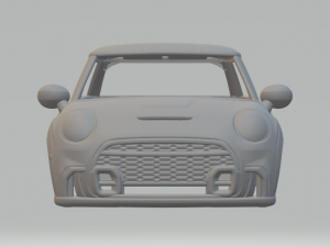 Minicooper jw 3Dプリントモデル
