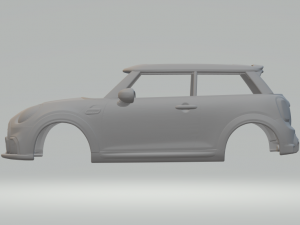 Minicooper jw 3Dプリントモデル