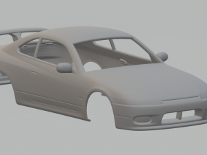 Nissan sivia s15 3D-Druckmodell