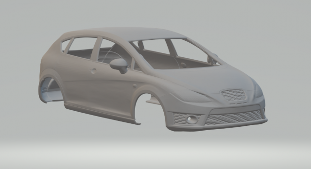 SEAT CUPRA Modelo de impresión 3D .c4d .max .obj .3ds .fbx .stl .blend 