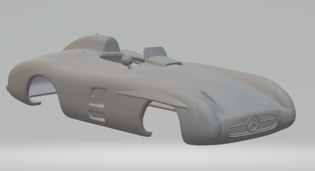 Mercedes - benz 300 slr w196s 55 3D Print Model .c4d .max .obj .3ds .fbx .stl .blend 