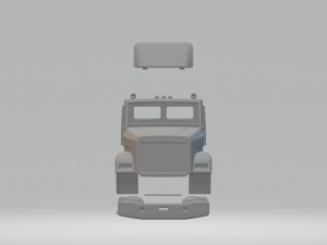Freightliner FLC112 cabin Modelo de impresión 3D