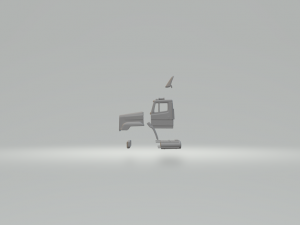 Freightliner FLC112 cabin Modelo de impresión 3D