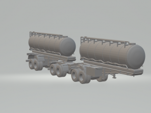 Double trailer tank brazilian 3D Print Model