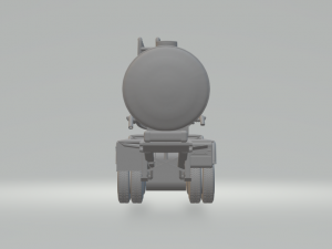 Double trailer tank brazilian Modello di stampa 3D