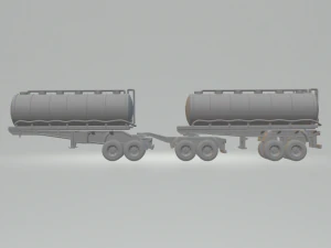 Double trailer tank brazilian 3D Print Model