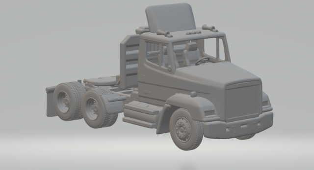 Freightliner flc 112 kit 3D Print Model .c4d .max .obj .3ds .fbx .stl .blend 