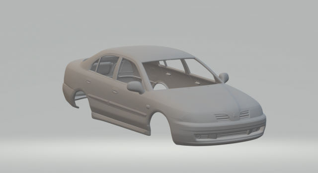 Mitsubishi carisma liftback 3D Print Model .c4d .max .obj .3ds .fbx .stl .blend 