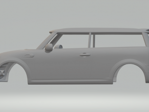 COOPER WORKS CLUBMAN 2011 3D Baskı Modeli
