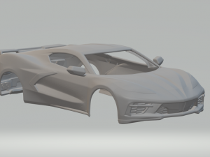 Chevrolet corvette c8 2020 3D Print Model