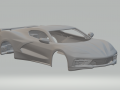 Chevrolet korvet c8 2020 3D Baskı Modeli