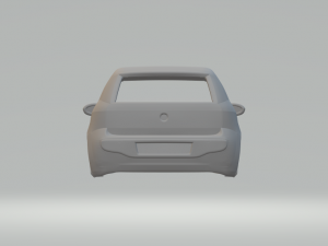 Fiat punto Modelo de impresión 3D