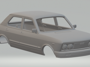 Fiat 132 sedan Modèles 3D en vedette