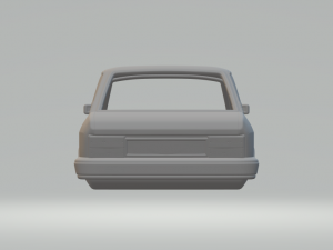 Fiat 132 sedan 3D Print Model