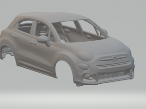 Fiat 500 Modelo de impresión 3D
